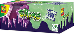 SES - Slime - Glow in the dark 2x120gr - kant en klaar slijm in 2 kleuren en diktes - goed uitwasbaar - veilig voor kinderen - Gluten Vrij