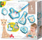 SES - Sophie la girafe - Kleuren met water in bad - veilige kwast - figuren worden zichtbaar in water - herbruikbaar - Badspeelgoed - Badspeeltjes