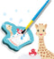 SES - Sophie la girafe - Kleuren met water in bad - veilige kwast - figuren worden zichtbaar in water - herbruikbaar - Badspeelgoed - Badspeeltjes