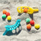 SES - Splash water vangbal - 2 werp- en vang tools met 12 splash waterballen - droog en nat te gebruiken - spel bij warm weer met water