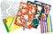 SES - Sticker maker - dino's - shaker stickers en gewone dino stickers - zelf kleuren - inclusief stiften, pailletten en glitterlijm - knutselen jongens - Dinosaurus Speelgoed