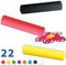 SES - Stoepkrijt emmer - 22 stuks - 8 kleuren inclusief zwart - stimuleert creativiteit