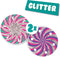 SES - Swirl spinner - Glitter - 2 spinners en neon draad