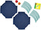 SES - Tennis en Frisbee fun - 2 in 1 - twee extra grote tennis frisbees - compact mee te nemen - met 2 splash water ballen