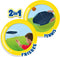 SES - Tennis en Frisbee fun - 2 in 1 - twee extra grote tennis frisbees - compact mee te nemen - met 2 splash water ballen