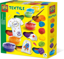 SES - Textielverf - 6 heldere trendy kleuren - hypoallergeen - permanent
