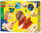 SES - Timmerset - deluxe - Montessori Speelgoed - hout, hamer, spijkers, lijm, zaag en verstekbak - met veiligheidshand - knutselen jongens