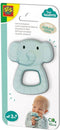 SES - Tiny Talents - Bijtspeeltje Eli olifant - 100% natuurrubber - Bijtring - met handige zachte handgreep - gemaakt van veilige materialen - baby speelgoed