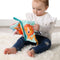 SES - Tiny Talents - Sensory - Sensorisch speelgoed - Zacht dierenstaarten boek - Montessori baby boekje stof - knisperboekje - baby speelgoed