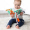 SES - Tiny Talents - Sensory - Sensorisch speelgoed - Zacht dierenstaarten boek - Montessori baby boekje stof - knisperboekje - baby speelgoed