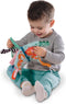 SES - Tiny Talents - Sensory - Sensorisch speelgoed - Zacht dierenstaarten boek - Montessori baby boekje stof - knisperboekje - baby speelgoed