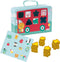 SES Tiny Talents - Vormenstoof koffer bus - 12 vormen - inclusief koffertje en stickers