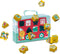 SES Tiny Talents - Vormenstoof koffer bus - 12 vormen - inclusief koffertje en stickers