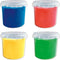 SES - Vingerverf 4 kleuren - 4x110ml - mengbaar - makkelijk uitwasbaar - hypoallergeen