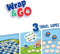SES - Wrap&Go reisspellen - Dammen - Memo - Ik ga op reis en ik neem mee - 3 in 1 - travel size - speelbord is de bewaartas - houten onderdelen