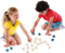 SES - Wrap&Go reisspellen - Dammen - Memo - Ik ga op reis en ik neem mee - 3 in 1 - travel size - speelbord is de bewaartas - houten onderdelen