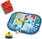 SES - Wrap&Go reisspellen - Ludo - Kwartet - Speed blocks - 3 in 1 - travel size - speelbord is de bewaartas - houten onderdelen