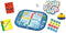 SES - Wrap&Go reisspellen - Ludo - Kwartet - Speed blocks - 3 in 1 - travel size - speelbord is de bewaartas - houten onderdelen