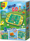 SES - Wrap&Go reisspellen - Vier op een lijn - Kamertje verhuur - Pak kroko - 3 in 1 - travel size - speelbord is de bewaartas