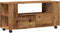 vidaXL - Tv-meubel - met wielen - 102x34,5x43 cm - bewerkt hout - oud hout