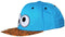 Sesamstraat - Cookie Monster Bite Snapback Cap - Blauw/Bruin