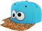 Sesamstraat - Cookie Monster Bite Snapback Cap - Blauw/Bruin
