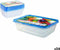 Set 10 Lunchboxen Privilege 49786 500 ml Rechthoekig 17,5 x 12 x 4 cm (24 Stuks)