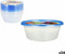 Set 11 Lunchboxen Privilege 49789 500 ml 15 x 15 x 4,7 cm (24 Stuks)