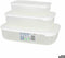 Set 3 Lunchboxen Tontarelli Family Wit Rechthoekig 29,6 x 19,8 x 7,7 cm (20 Stuks)