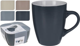 Set 4 Bekers Aardewerk 340cc