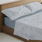 Set beddengoed Alexandra House Living Circe Staalgrijs Bed van 150 4 Onderdelen