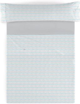 Set beddengoed Alexandra House Living Cloe Blauw Bed van 150 3 Onderdelen