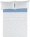 Set beddengoed Alexandra House Living Estelia Blauw Bed van 90 3 Onderdelen