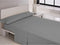Set beddengoed Carla Rubini DENVER Antraciet Bed van 90