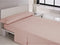 Set beddengoed Carla Rubini DENVER Roze Bed van 90