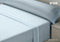 Set beddengoed D'Or BRISTOL Blauw Bed van 150 Franela