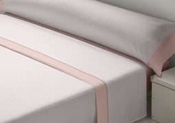 Set beddengoed D'Or JAZMIN Roze Bed van 120 Franela