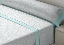 Set beddengoed D'Or LAVANDA Groen Bed van 135 Franela
