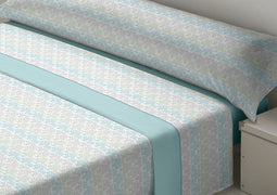 Set beddengoed D'Or SEDALINA KENT Aquamarijn Bed van 90