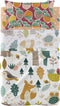 Set beddengoed HappyFriday Moshi Moshi Harvestwood Multicolour Wieg voor baby's 2 Onderdelen