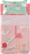 Set beddengoed HappyFriday Moshi Moshi Hola Multicolour Wieg voor baby's 2 Onderdelen