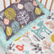 Set beddengoed HappyFriday Moshi Moshi Woodland Multicolour Wieg voor baby's 2 Onderdelen