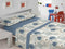 Set beddengoed Pierre Cardin CALIFORNIA Blauw Bed van 90