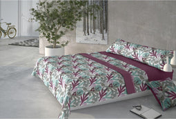 Set beddengoed Pierre Cardin CORALINA LILI Mauve Bed van 150
