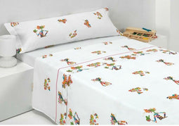 Set beddengoed Pink Panther UNICO Wit Multicolour Bed van 90