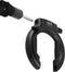Set bestaande uit AXA Imenso X-Large retractable - Ringslot voor fietsen met brede banden - Frameslot - Met ULC plug-in ketting 130 cm – inclusief opbergtas - Zwart