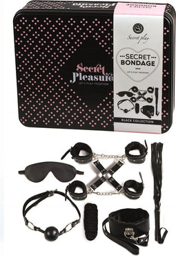 SET BONDAGE 8 PIEZAS black