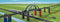 Set bouwstenen viaductspoorwegbrug