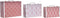 Set decoratieve dozen DKD Home Decor Canvas Hout (40 x 31 x 15 cm)