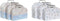 Set decoratieve dozen DKD Home Decor Metaal Multicolour Karton (28 x 9,5 x 20 cm) (2 Stuks)